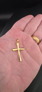 Classic Polished Latin Cross
