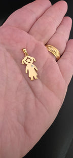 Flat Children Silhouette