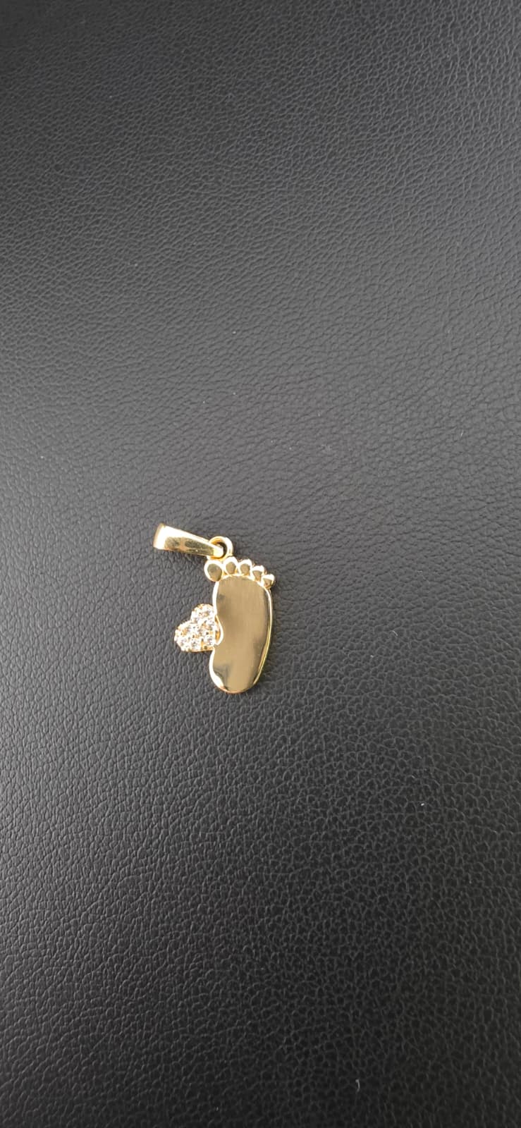 Foot with Zircon Heart