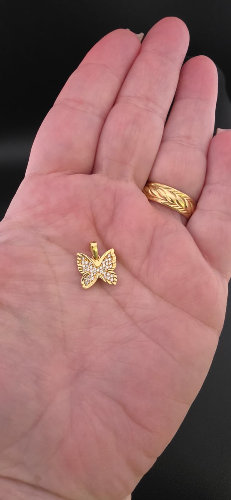 Butterfly with Zircon