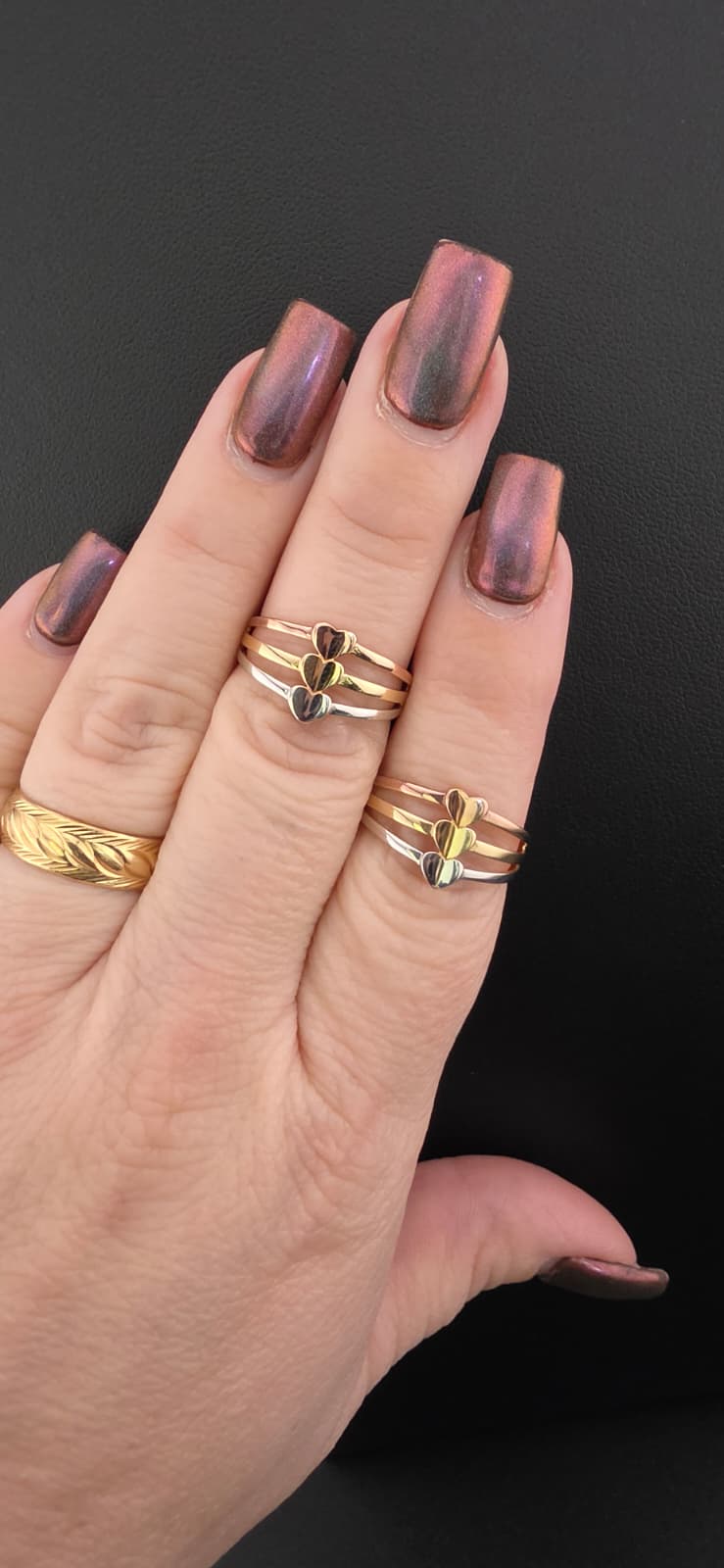 Trinity Heart Ring