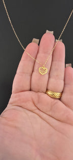 Openwork Heart Necklace