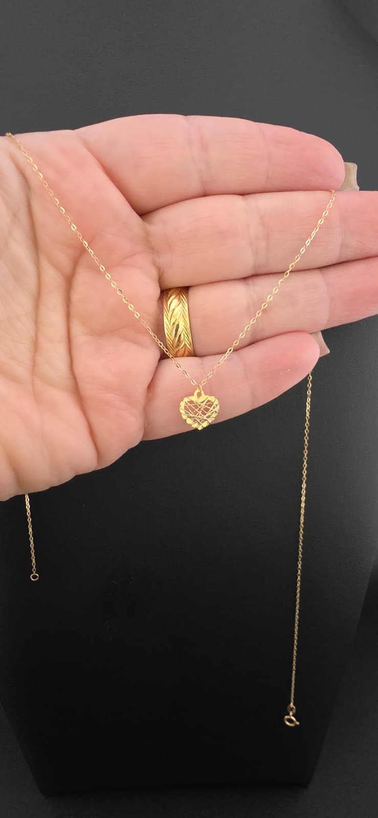 Openwork Heart Necklace