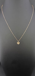 Openwork Heart Necklace