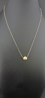 Golden Sphere Necklace
