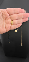 Golden Sphere Necklace