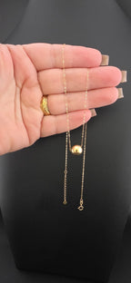 Golden Sphere Necklace