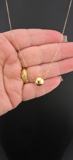 Golden Sphere Necklace