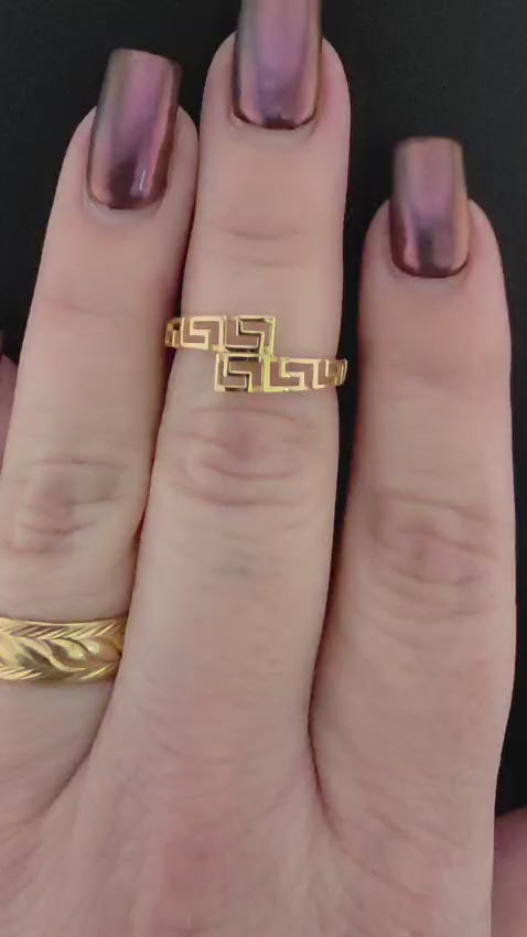 Greek Key Ring