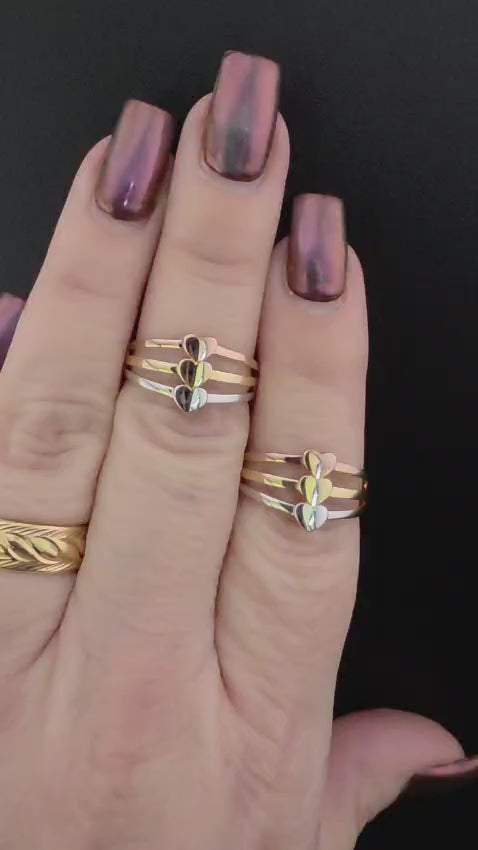 Trinity Heart Ring