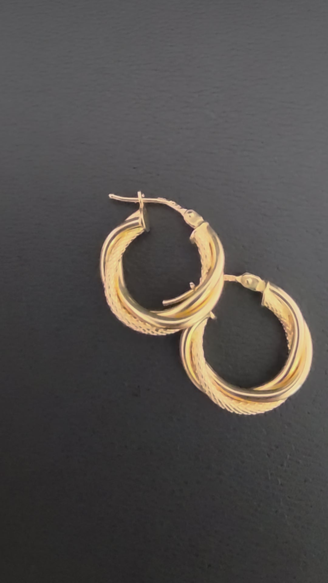 Twisted Hoop Earrings