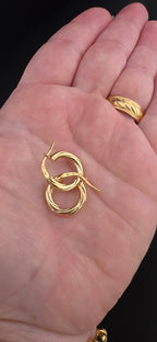 Twisted Hoop Earrings