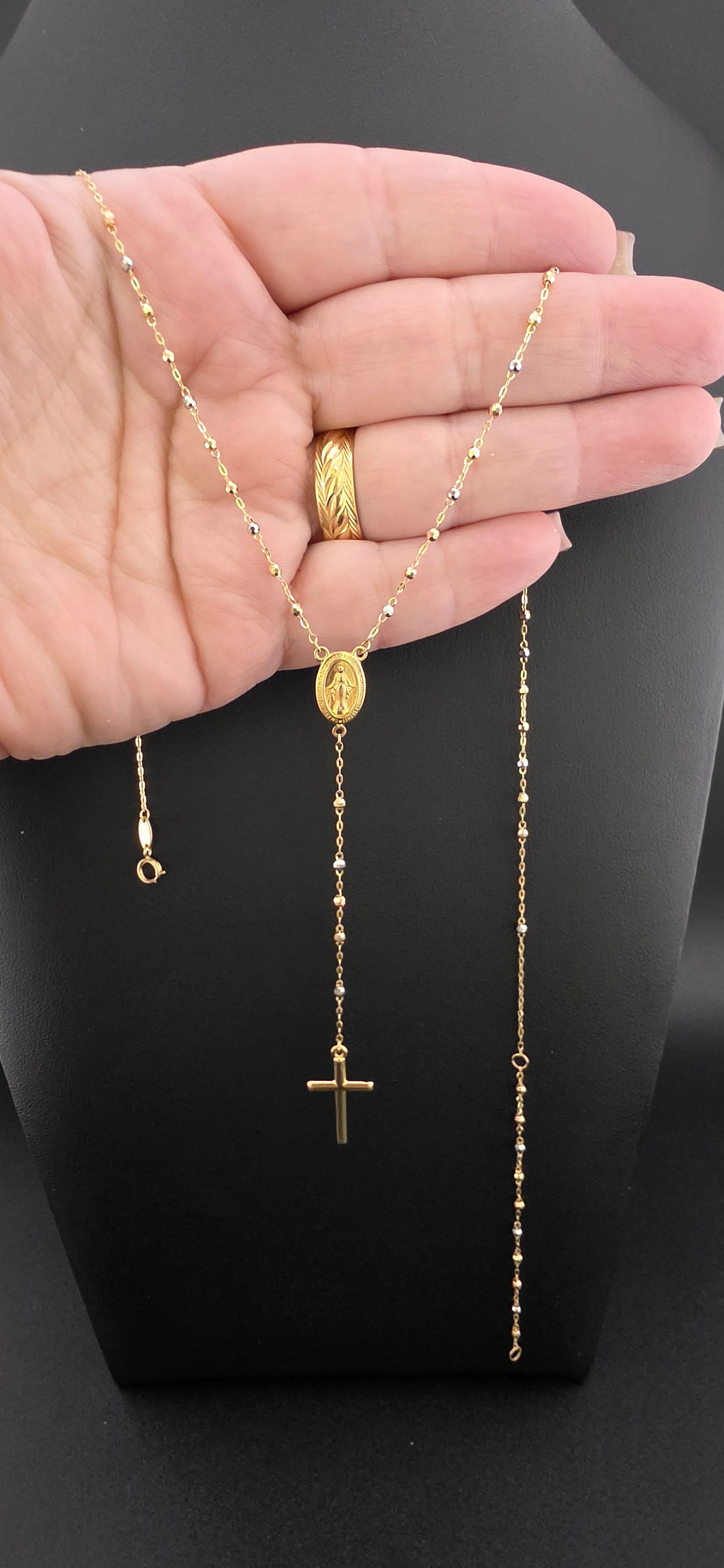 Rosary 3 Gold 50cm / 20 inch
