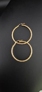 Twisted Hoop Earring