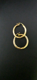 Twisted Hoop Rarrings