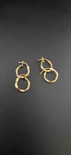 Small Twisted Hoop Earrings