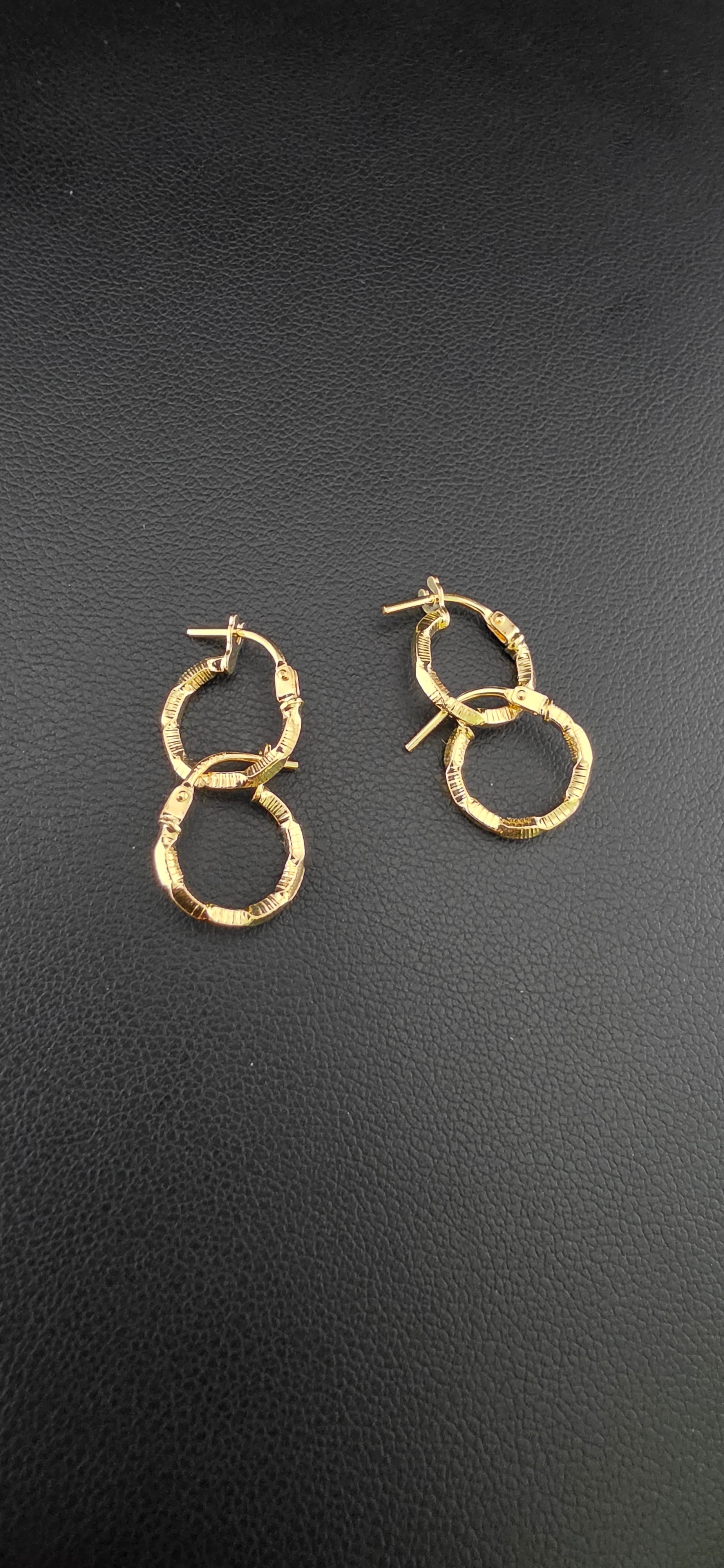 Small Twisted Hoop Earrings