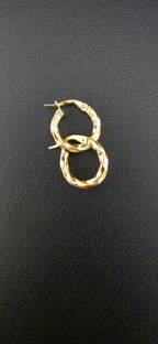 Twisted Hoop Earrings