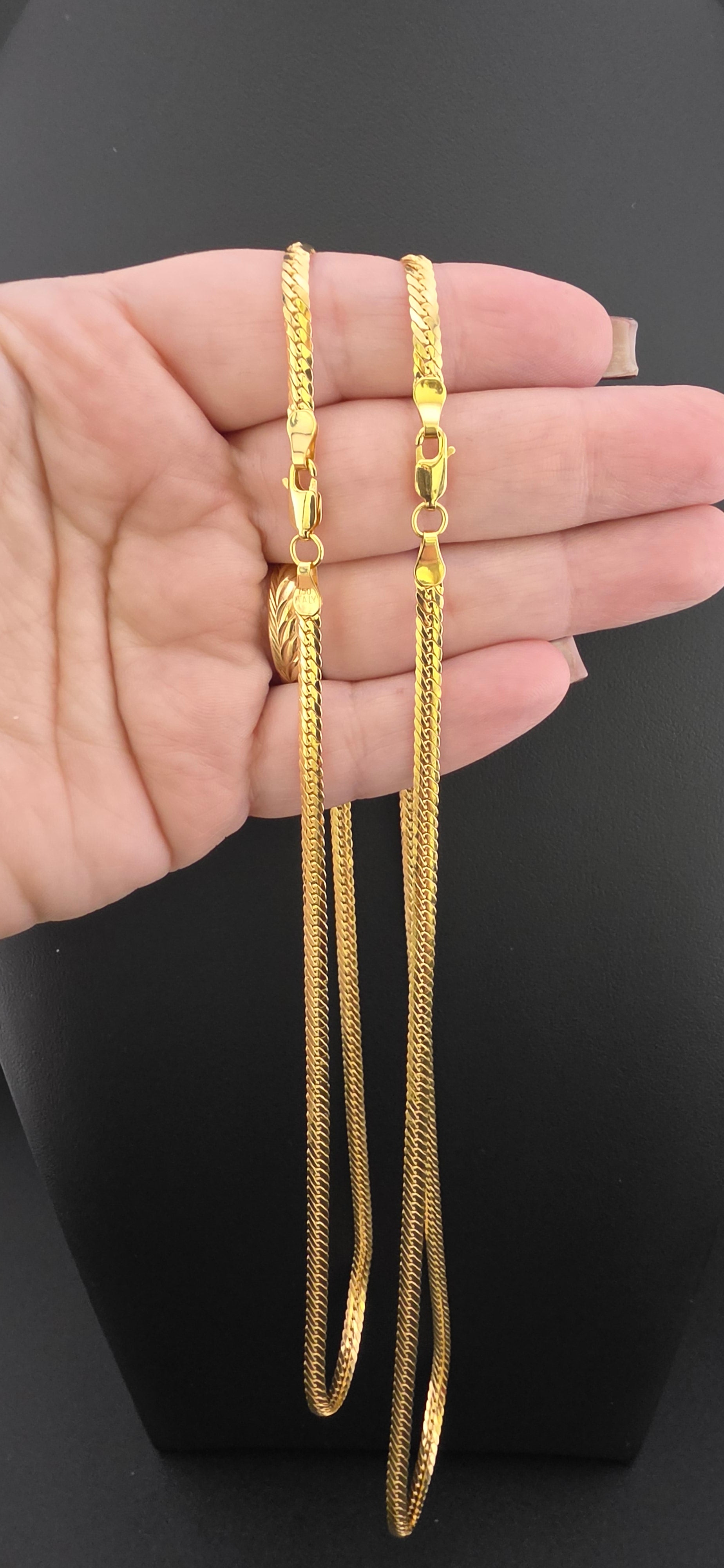 Flat Franco / Snake Chain