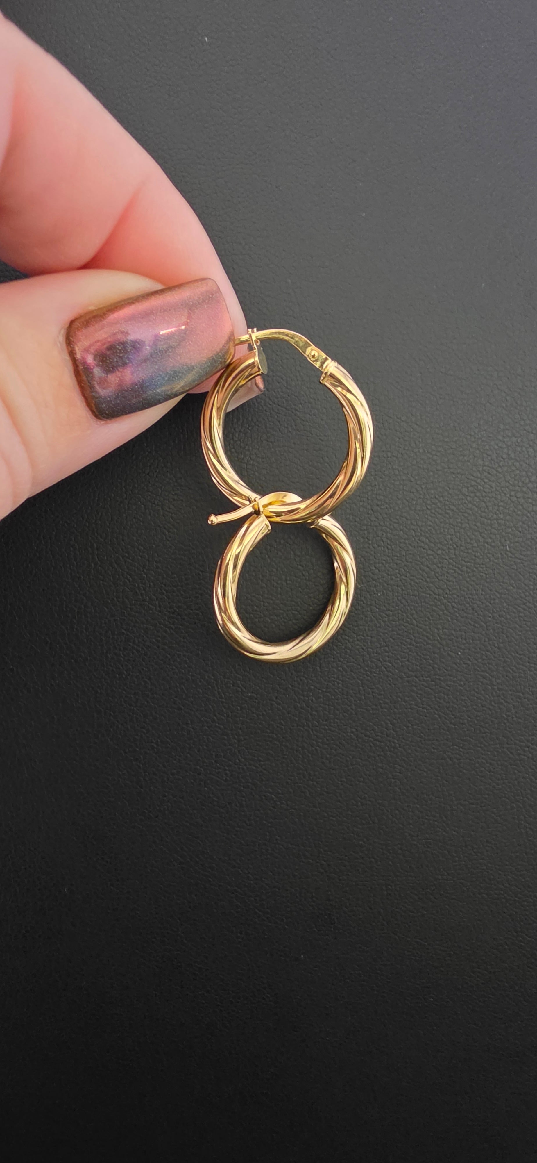 Twisted Hoop Earrings