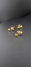 Heart Puff Earrings