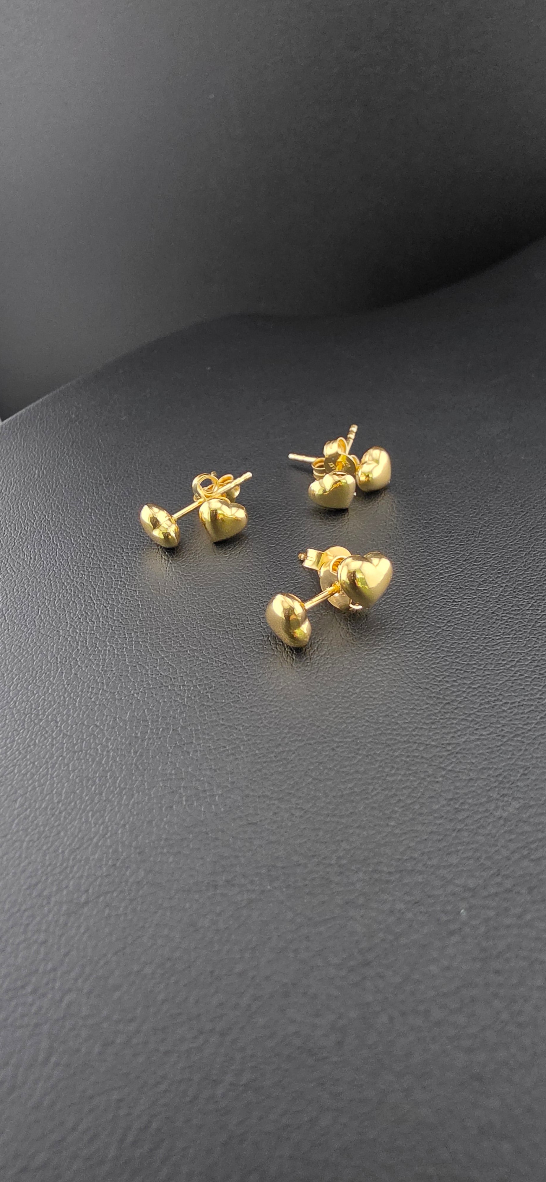 Heart Puff Earrings