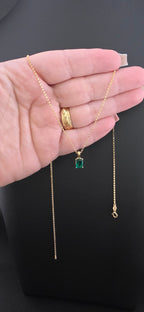 Esmerald 1ct Pendant