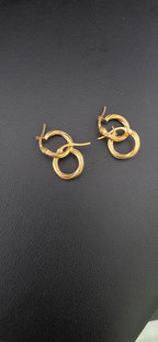 Small Twisted Hoop Earrings