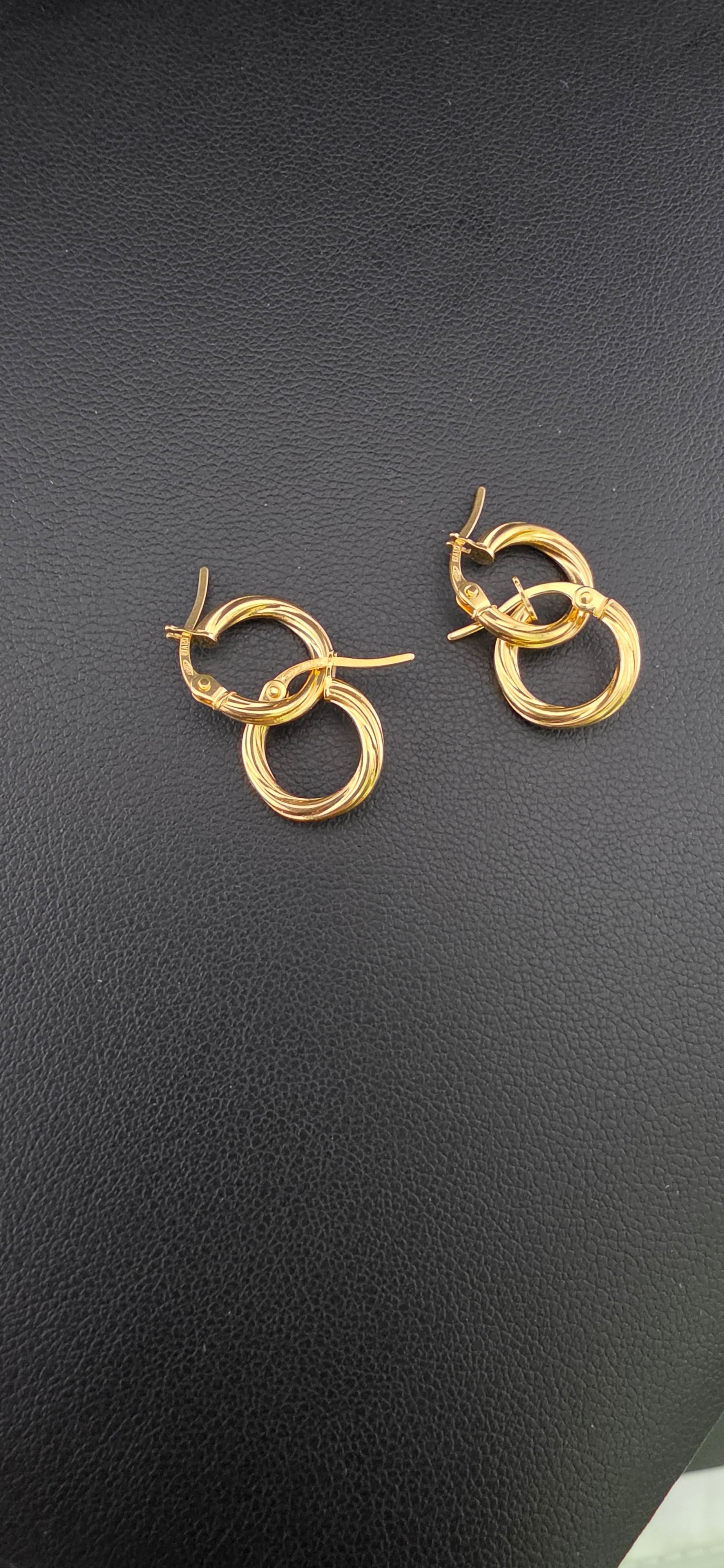 Small Twisted Hoop Earrings