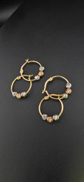 Hoop Bead 3 Gold