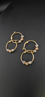 Hoop Bead 3 Gold