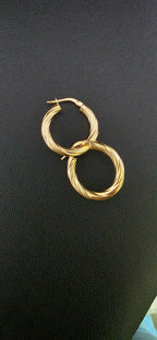 Twisted Hoop Earring