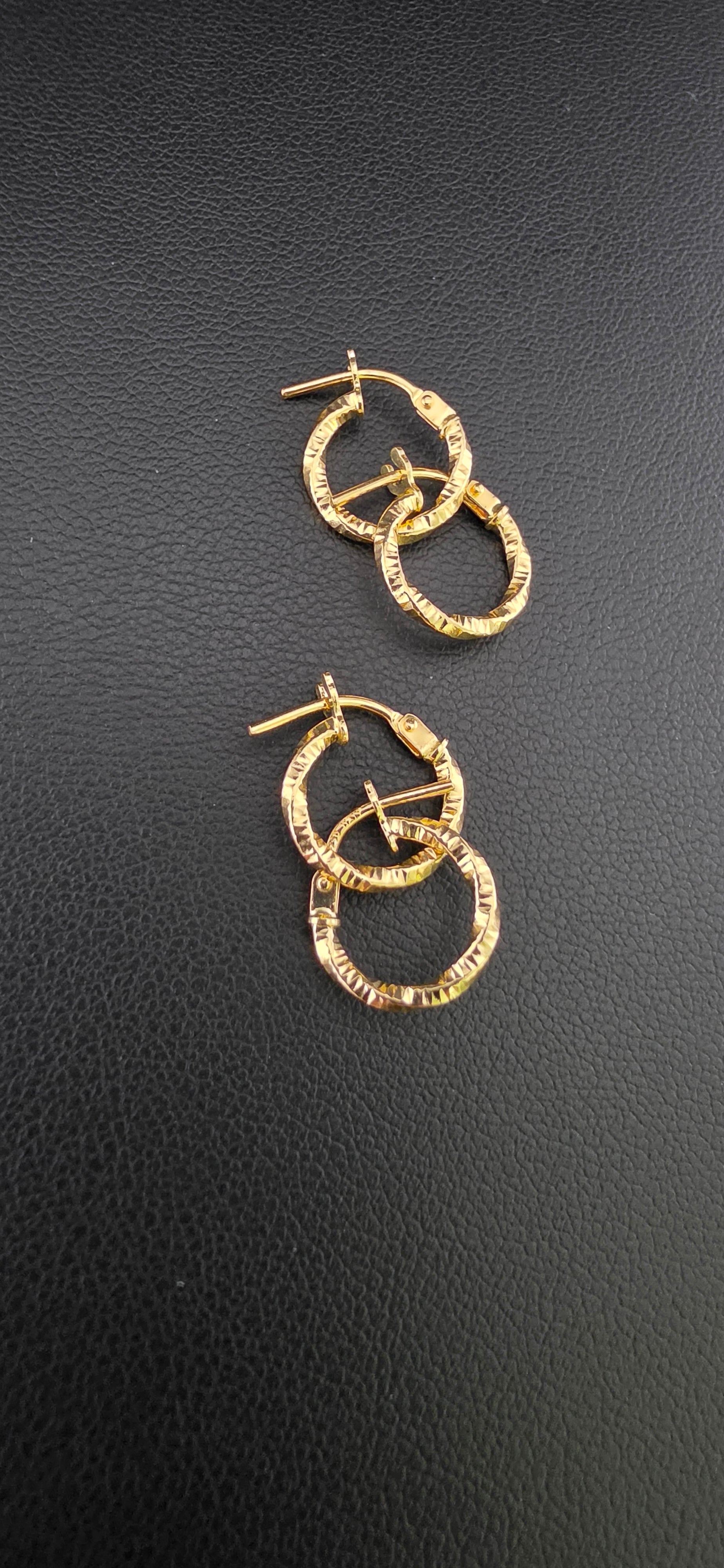 Small Twisted Hoop Earrings