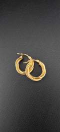 Twisted Hoop Earrings