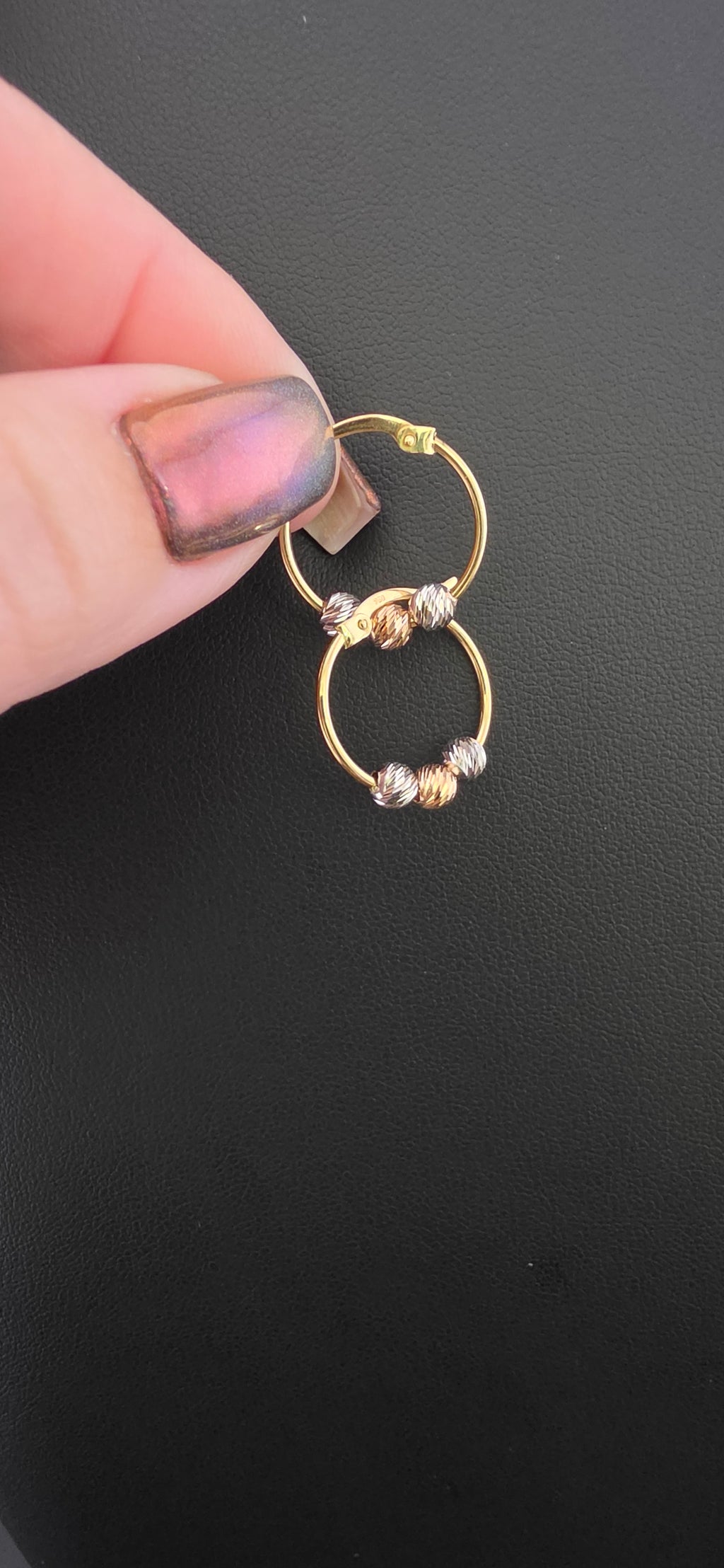 Hoop Bead 3 Gold