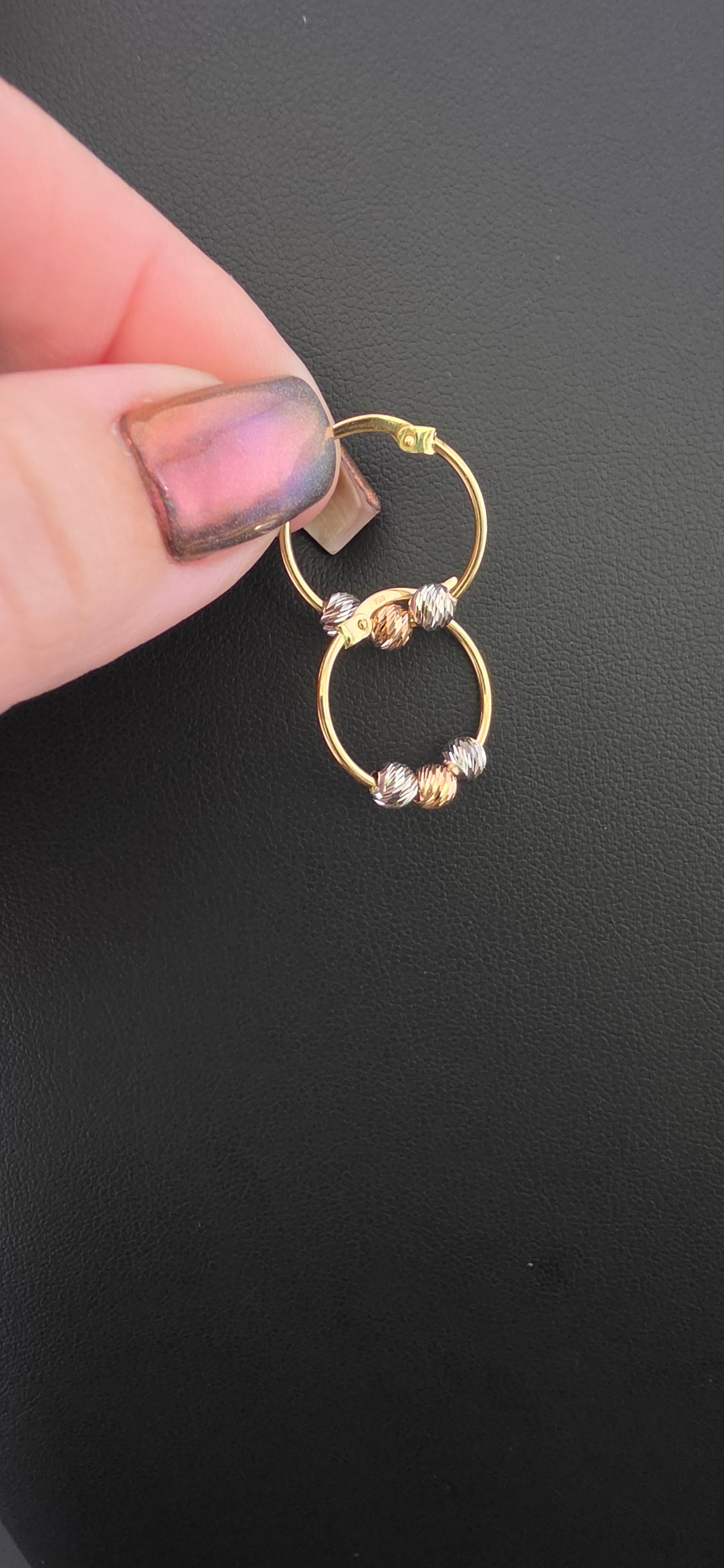 Hoop Bead 3 Gold