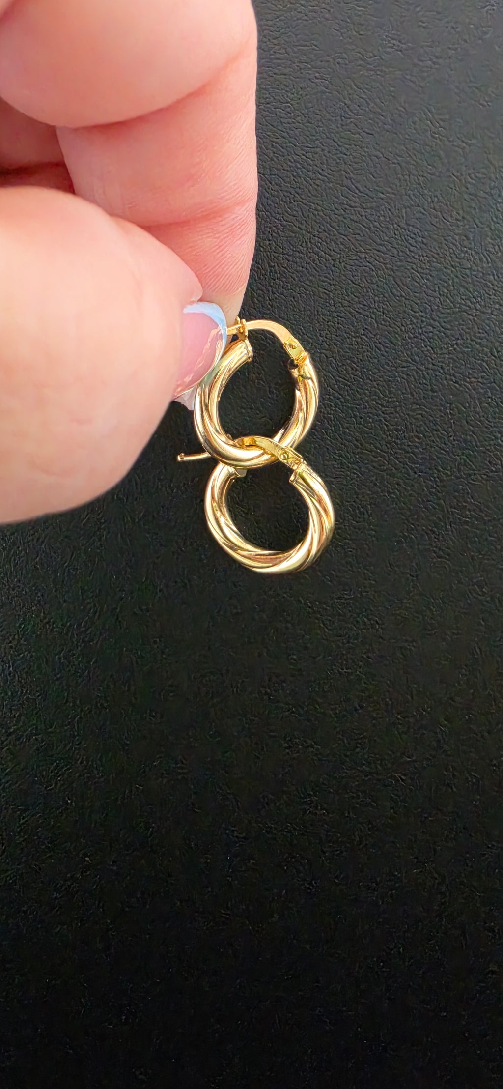 Twisted Hoop Earrings