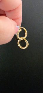 Twisted Hoop Earrings