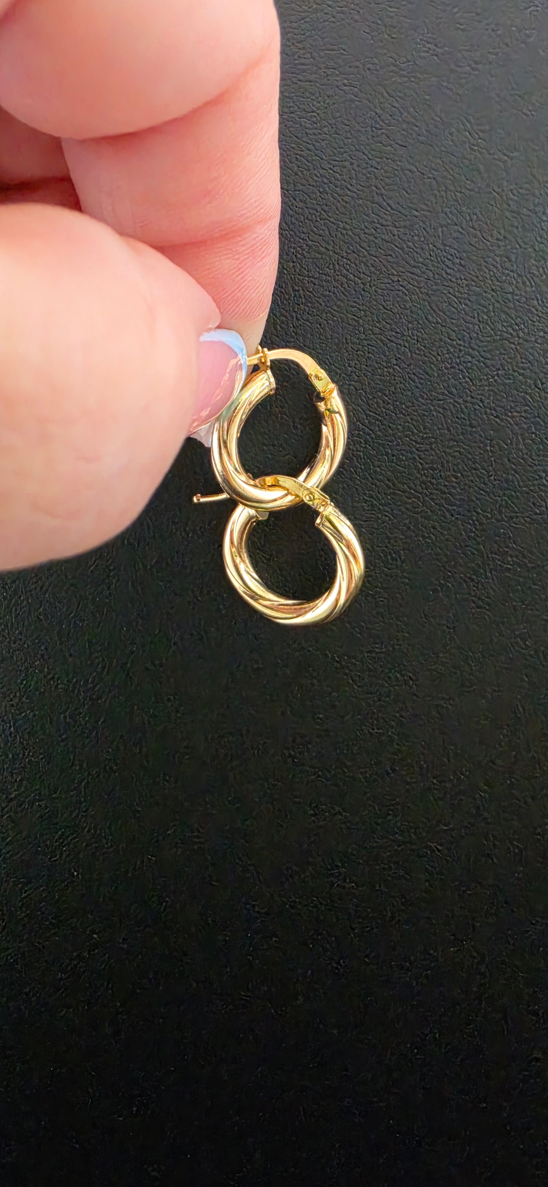Twisted Hoop Earrings