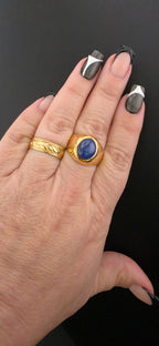 Ring Zafiro Star Blue