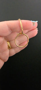 Hoop Earrings 3 Gold