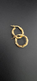 Twisted Hoop Earrings