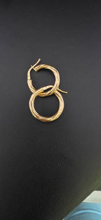 Twisted Hoop Earrings