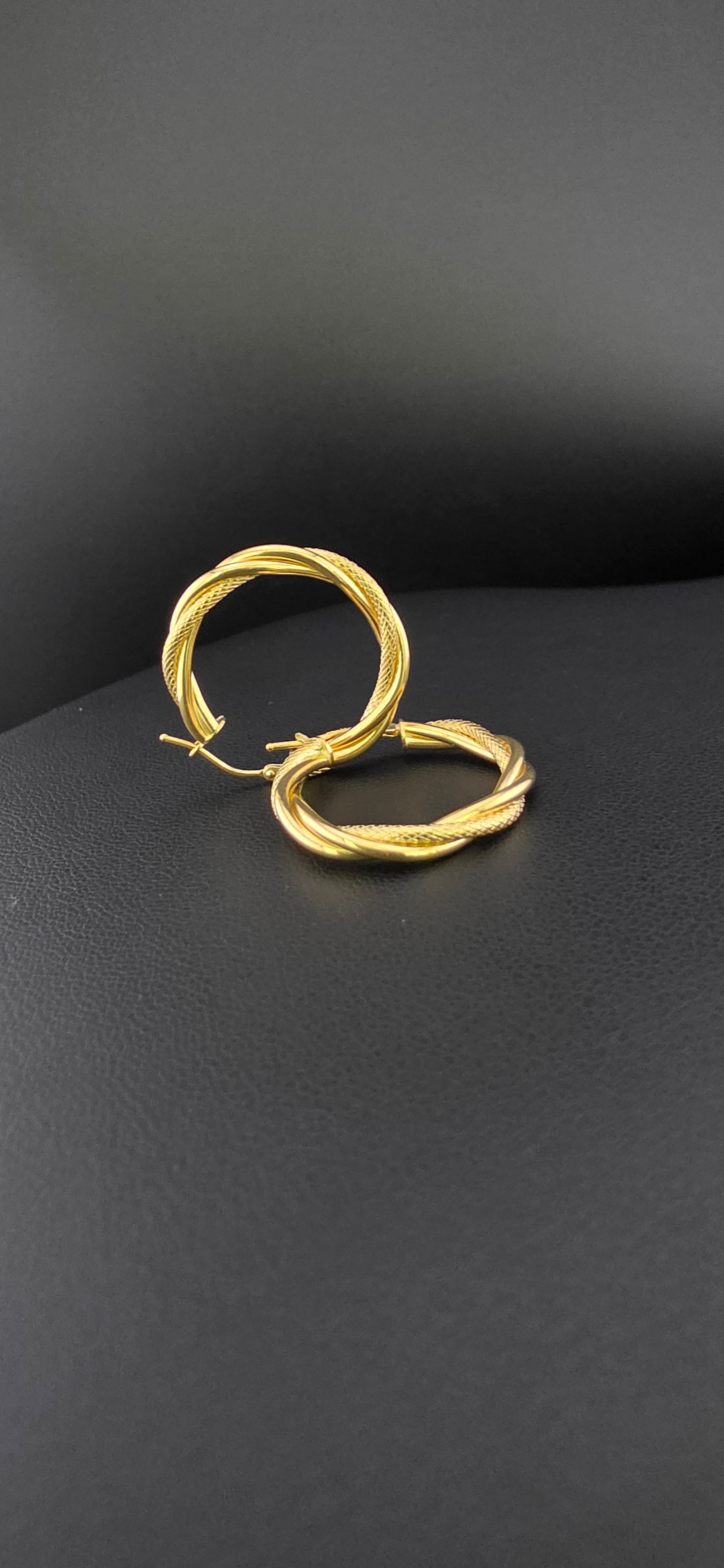 Twisted Hoop Earrings