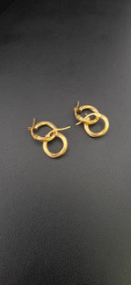 Small Twisted Hoop Earrings