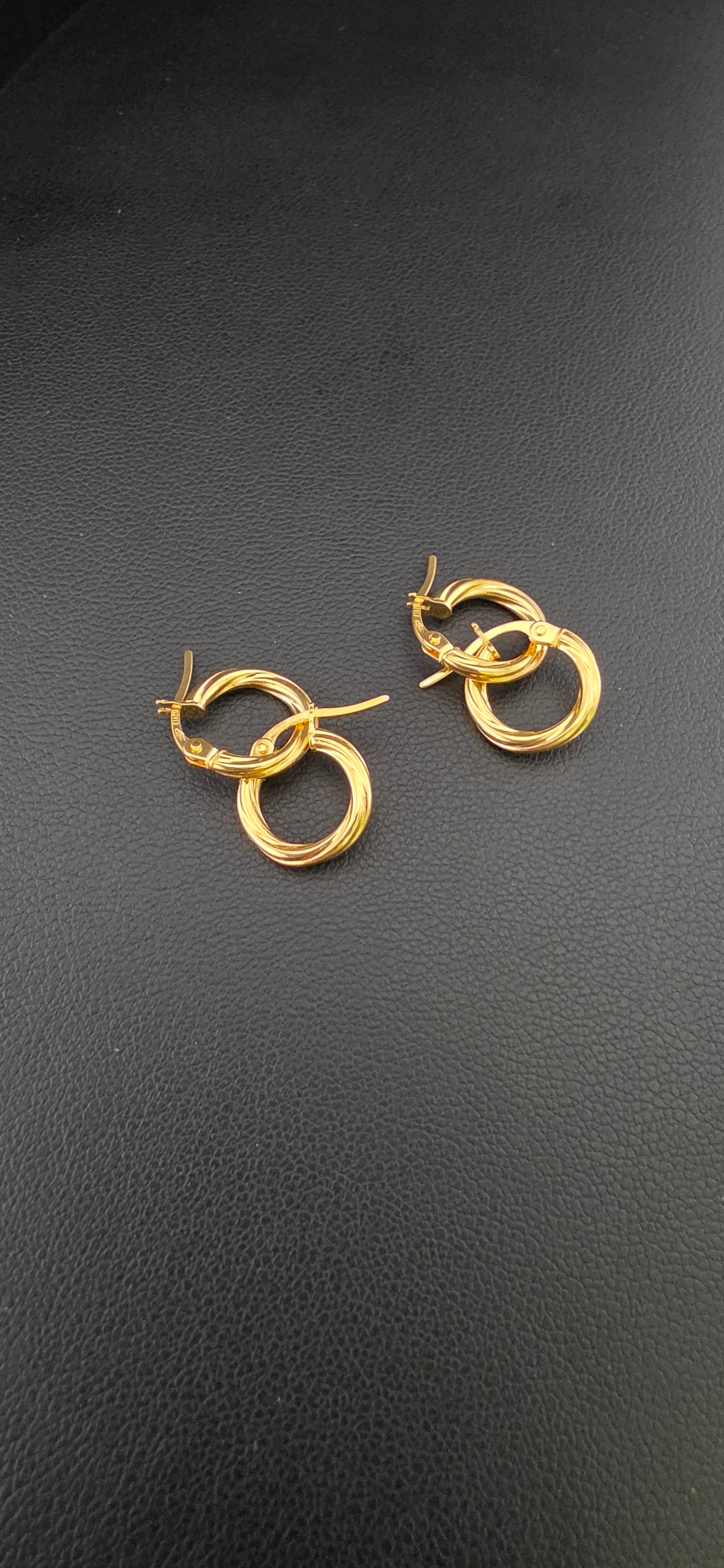Small Twisted Hoop Earrings