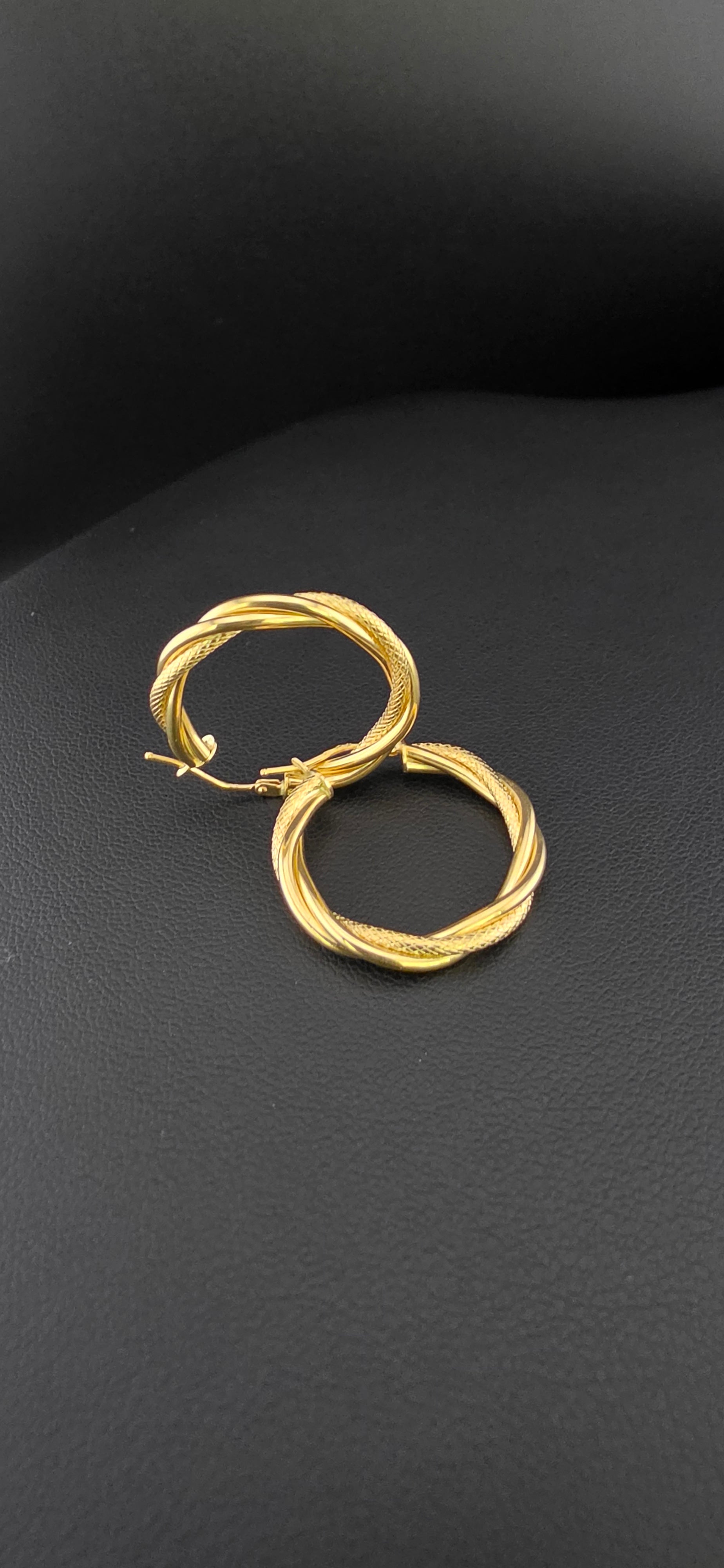 Twisted Hoop Earrings