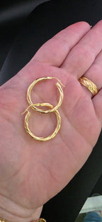 Twisted Hoop Rarrings