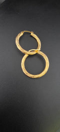 Twisted Hoop Earrings