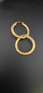 Twisted Hoop Earrings